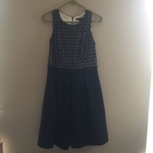 Vintage Sleeveless Flare Dress - Black